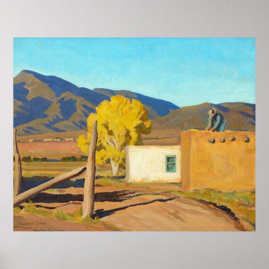 Poster Signes d'automne 1931 par Maynard Dixon (Devant)
