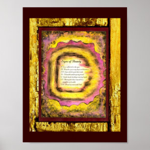 Poster Signes de beauté
