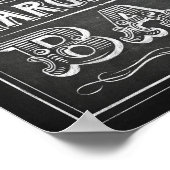 Poster Signes de fête de style chalk / SIGNE DE BARRE MAR (Coin)