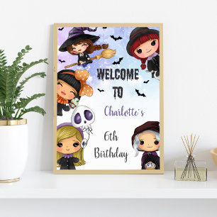 Poster Signes de la fête d'Halloween