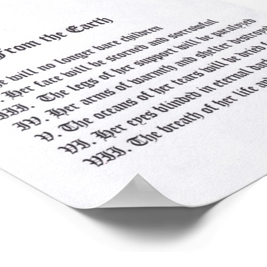 Poster Signes De La Terre (Coin)