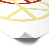 Poster Signes de paix singes (Coin)