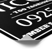 Poster Signes de prise de Mug personnalisés, Bachelorette (Coin)