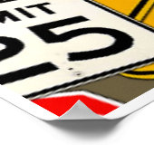 Poster Signes de rue (Coin)