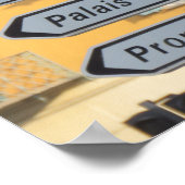 Poster Signes de rue Venise Italie (Coin)