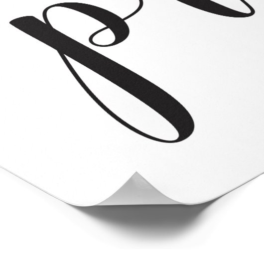 Poster Signes mariages - 1 Corinthiens 13 (Coin)