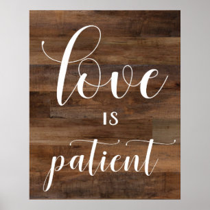 Poster Signes mariages - 1 Corinthiens 13