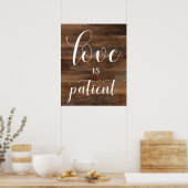 Poster Signes mariages - 1 Corinthiens 13 (Cuisine)