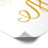 Poster Signes mariages - do-it-yourself Chaises nuptiales (Coin)