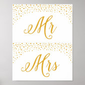 Poster Signes mariages - do-it-yourself Chaises nuptiales (Devant)