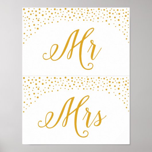 Poster Signes mariages - do-it-yourself Chaises nuptiales (Devant)