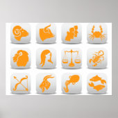 Poster Signes zodiaques (Devant)