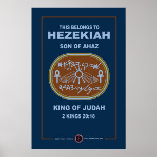 Poster Signet Hezekiah