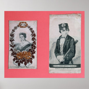 Poster Signets de la Reine Victoria et de prince Albert