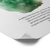 Poster Signification de cristal d'Aventurine (Coin)