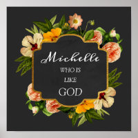 Signification du nom Michelle Fleur Royale Anniver