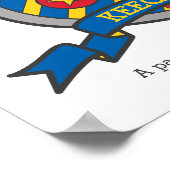 Poster Signification du prénom garçon Keegan lettre K hér (Coin)