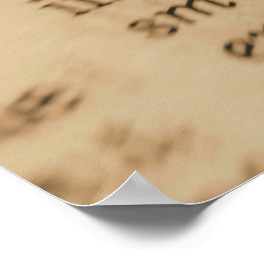 Poster Significations oubliées - Pardon (Coin)