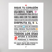 Poster Sigue tu corazón (Devant)
