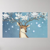 Poster Sika Deer Magnolia (Devant)