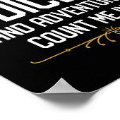 Poster S'Il Implique Dice Count Me Dans Drôle Tabletop RP (Coin)