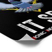 Poster S'Il Vole Il Espère Les Oiseaux Ne Sont Pas Vraime (Coin)