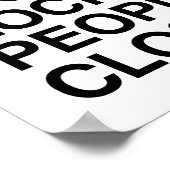 POSTER S'IL VOUS PLAÎT CESSEZ DE REGARDER LES GENS DANS L (Coin)