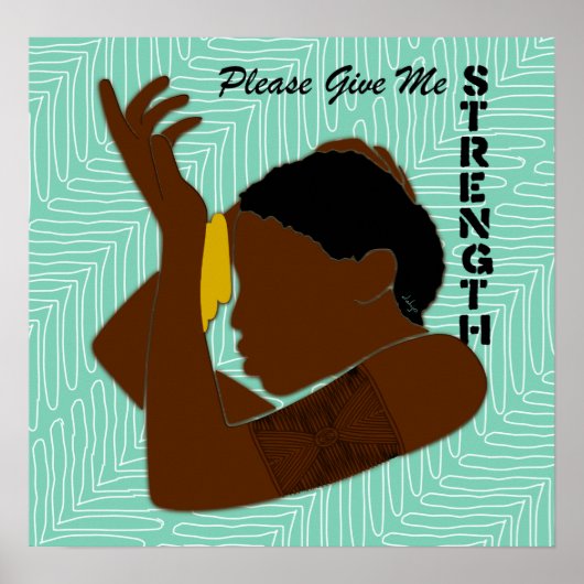 Poster S'Il Vous Plaît, Donnez-Moi Force (Devant)