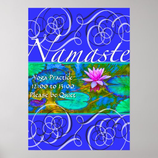 Poster S'il vous plaît être pratique de Yoga tranquille d (Devant)