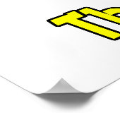 Poster S'il vous plaît, n'alimentez pas les robots (Coin)