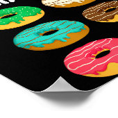 Poster S'il vous plaît ne regardez pas mes six donuts de (Coin)
