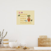 Poster S'il vous plaît ne réveillez pas la mandragore (Cuisine)