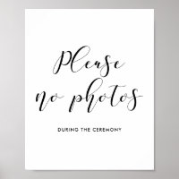 S'il vous plaît pas de photos signe mariage