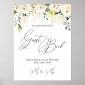 Poster S'il vous plaît signer notre livre d'invités Poste (Devant)