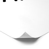 Poster S'Il Vous Plaît, Soyez Gentils Que J'Ai Des Rempli (Coin)