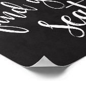 Poster S'Il Vous Plaît Trouver Votre Siège 8x10 Mariage C (Coin)