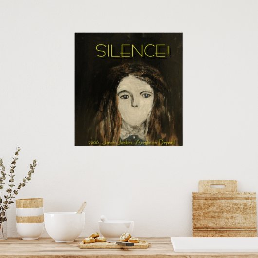 Poster Silence ! (Cuisine)