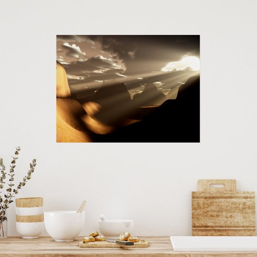 Poster Silence brisé I (Cuisine)