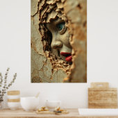 Poster Silence craqué : Vérité Porcelaine (Cuisine)