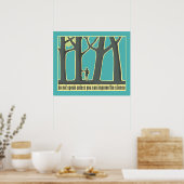 Poster Silence de la forêt (Cuisine)