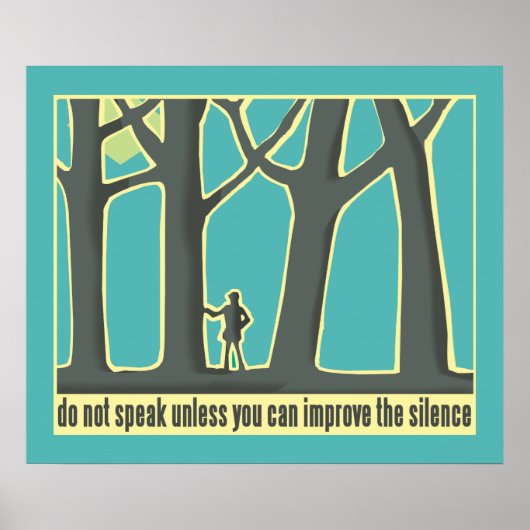Poster Silence de la forêt (Devant)
