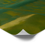 Poster Silence éclairé - Leopard au repos dans la lumière (Coin)