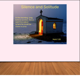 Poster Silence et solitude