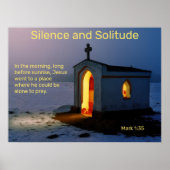 Poster Silence et solitude (Devant)