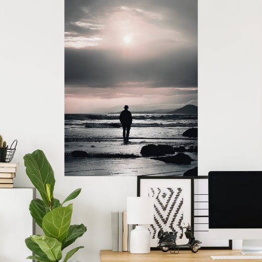 Poster Silence Intérieur (Bureau à domicile)