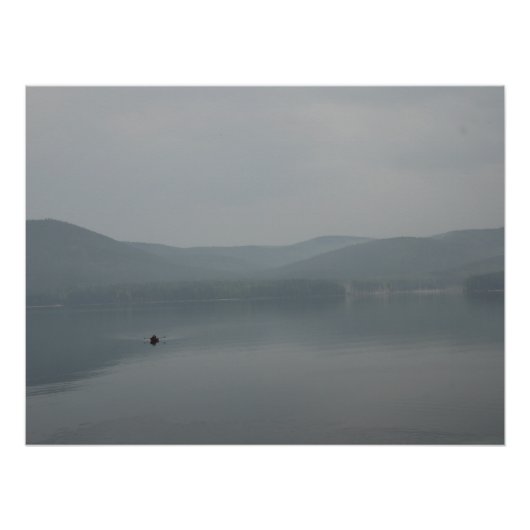 Poster Silence minimale du lac (Devant)
