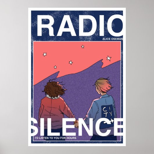Poster Silence radio (Devant)