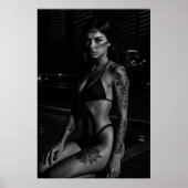 Poster Silence tatouée (Devant)