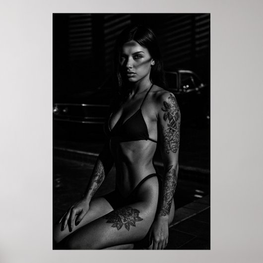 Poster Silence tatouée (Devant)