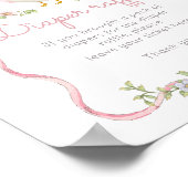 Poster Silencieux Goose arc rose vintage Diaper Raffle (Coin)